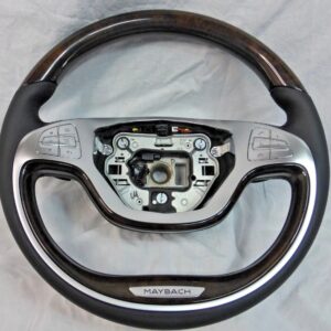Mercedes-Benz Maybach OEM Wood & Leather Steering Wheel W222 S-Class 2014-16