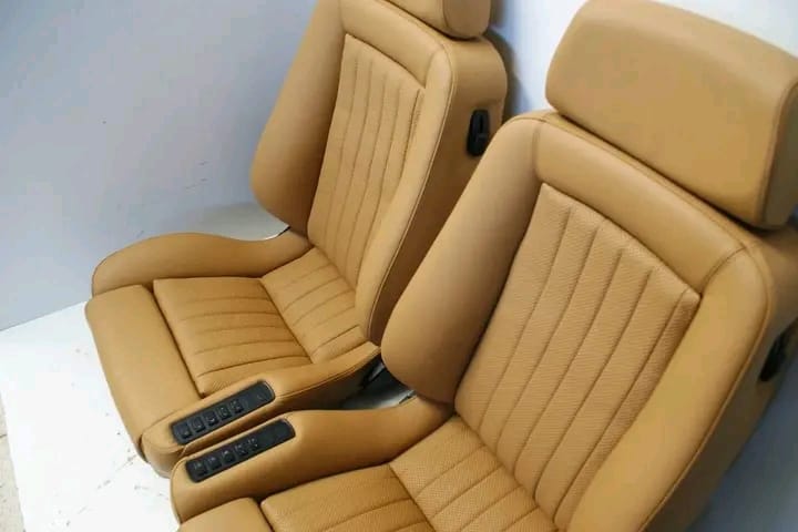RECARO ERGOMED DRIVER-PASSENGER LEATHER FOR MERCEDES W107 SLC - Image 5